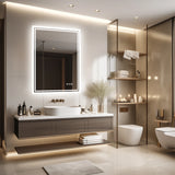 Luminous LED Framed Bathroom Mirror