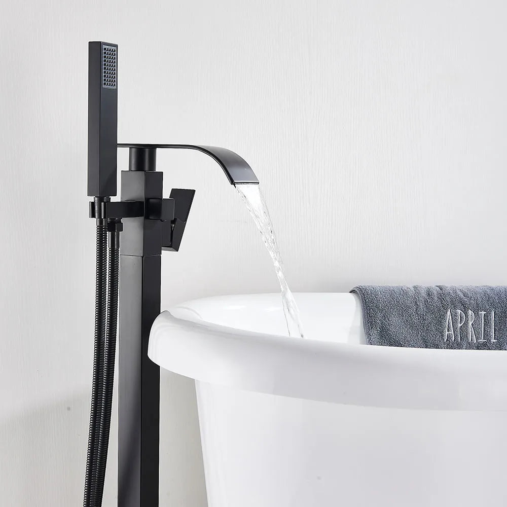 Floor Mounted Bathtub & Shower Faucet