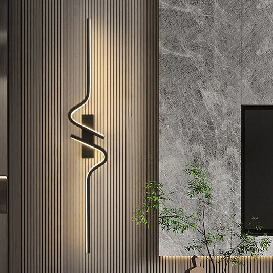 Modern Split LED Wall Light 60/80/100cm