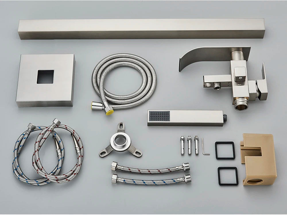 Floor Mounted Bathtub & Shower Faucet