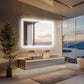 Luminous LED Framed Bathroom Mirror